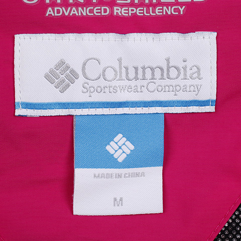 Columbia/哥伦比亚桃红色女款防污 热能反射户外冲锋衣PL2970641