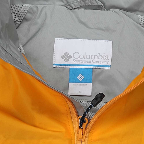 Columbia哥伦比亚春季黄/灰男款冲锋衣PM2498