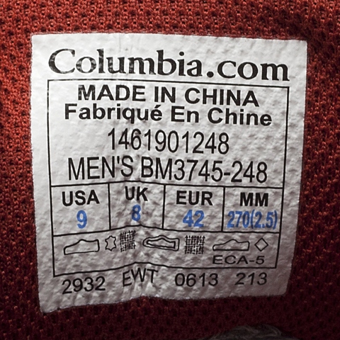 Columbia/哥伦比亚 男子户外防水透气徒步鞋BM3745248