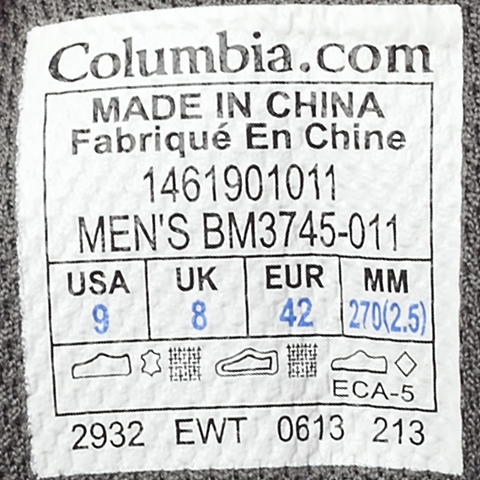 Columbia/哥伦比亚 男子户外徒步鞋BM3745011