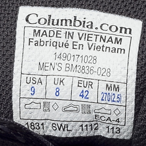 Columbia/哥伦比亚 男子户外徒步鞋BM3836028