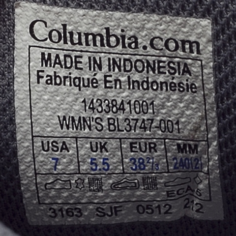 Columbia/哥伦比亚春季灰色女子 轻便透气徒步鞋BL3747001