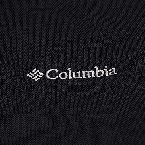Columbia/哥伦比亚春夏男黑色野外探索100% 涤纶POLO短袖T恤PM5831010