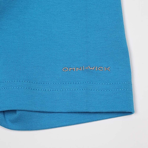 Columbia/哥伦比亚春夏男蓝色野外探索短袖T恤LM6911491