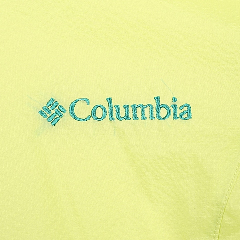 Columbia/哥伦比亚 专柜同款 黄色女士可收纳连帽皮肤衣PL2290