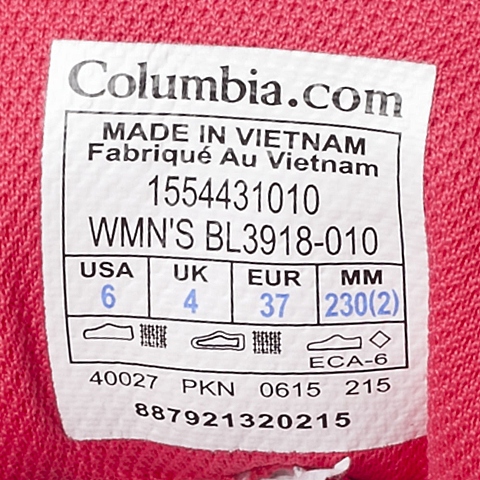 Columbia/哥伦比亚 专柜同款 女子户外徒步鞋BL3918010