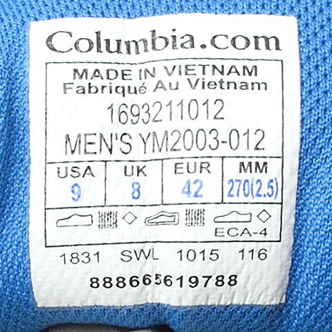 Columbia/哥伦比亚 专柜同款男子户外轻盈缓震透气徒步鞋YM2003012
