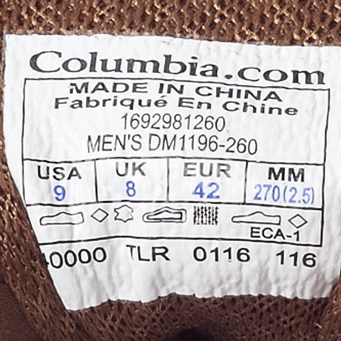 Columbia/哥伦比亚 专柜同款男子户外轻便透气休闲鞋DM1196260