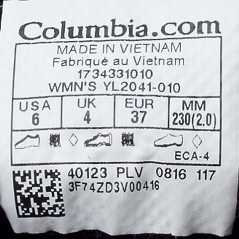 Columbia/哥伦比亚 专柜同款女子OMNI-GRIP抓地休闲鞋YL2041010