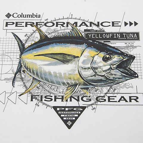 Columbia/哥伦比亚 专柜同款 男子海钓元素印花吸湿T恤PM3703100