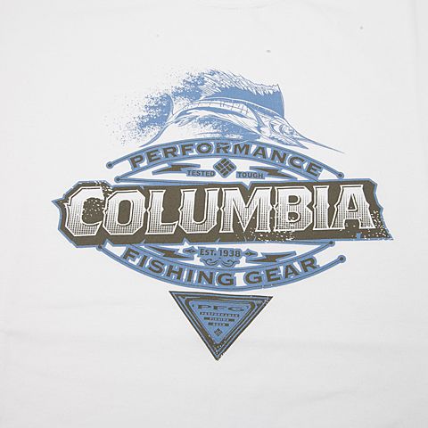 Columbia/哥伦比亚 专柜同款 男子T户外吸湿透气恤PM3704100