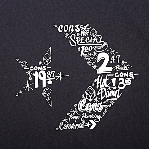 CONVERSE/匡威 新款男子时尚子系列短袖T恤14029C001