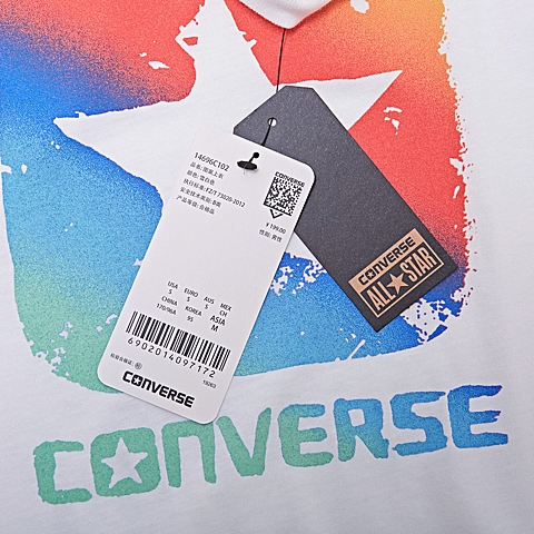 CONVERSE/匡威 新款男子时尚系列短袖T恤14696C102