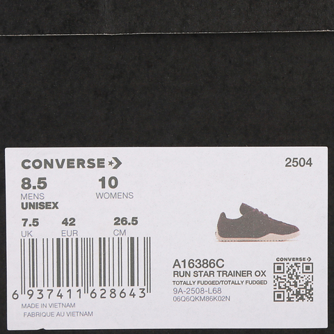 converse匡威2025中性中性-低帮系带-棕CONS SEASONALA16386C