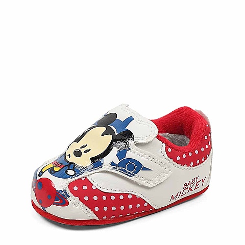 DISNEY/迪士尼冬季红色PU女婴幼童运动鞋S19002