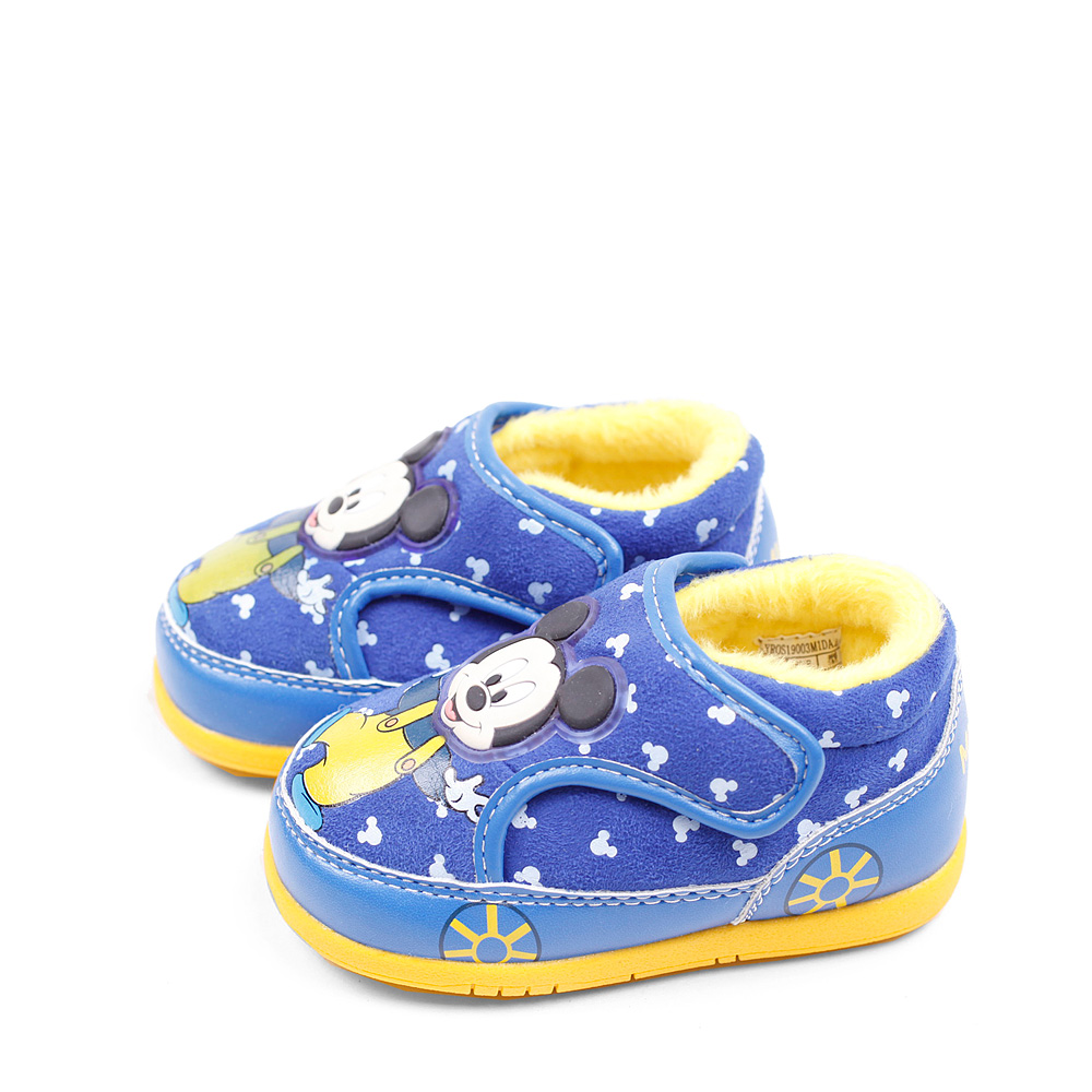 DISNEY/迪士尼冬季蓝色PU婴幼童叫叫鞋运动鞋S19003