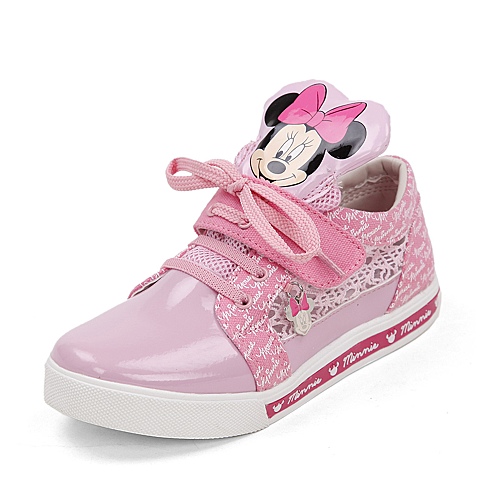 DISNEY/迪士尼2013春季粉色PU女中童板鞋S79077