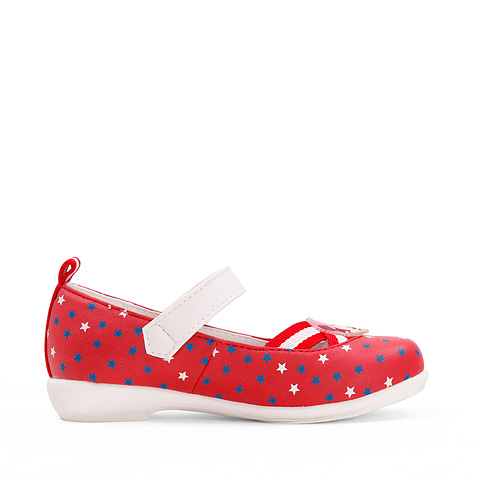 DISNEY/迪士尼2013春季红色PU女小童灯鞋皮鞋S79119