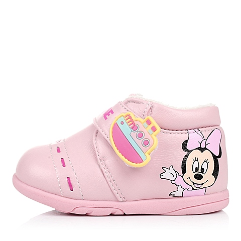 DISNEY/迪士尼2015冬季粉色羊皮女婴幼童婴童鞋CS0650