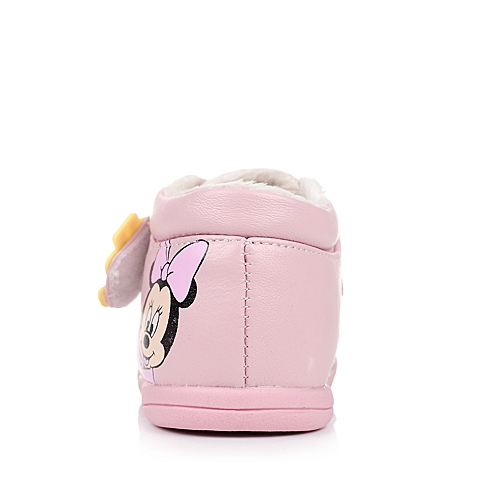DISNEY/迪士尼2015冬季粉色羊皮女婴幼童婴童鞋CS0650