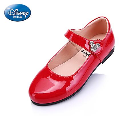 迪士尼（disney)16年秋冬季新款时尚女童简约搭扣设计单鞋学生鞋演出鞋DS1936