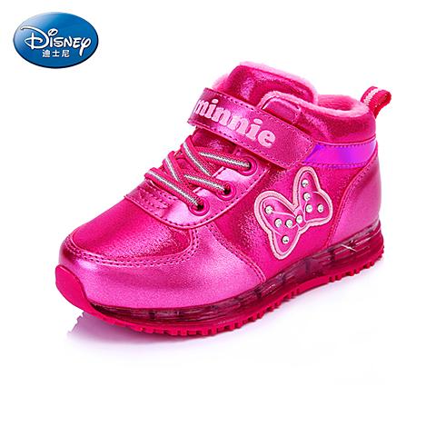 迪士尼（disney）16年秋冬季新款时尚女小童休闲绚丽多彩趣味灯鞋DS2094