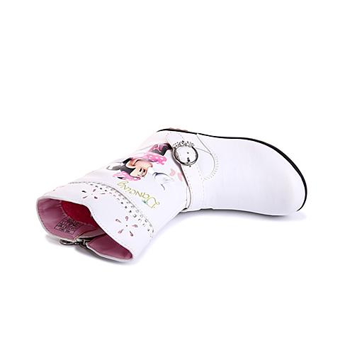 迪士尼（disney)16年秋冬季新款时尚女童米妮图案经典设计防滑防震趣味闪灯鞋设计女童靴S70833