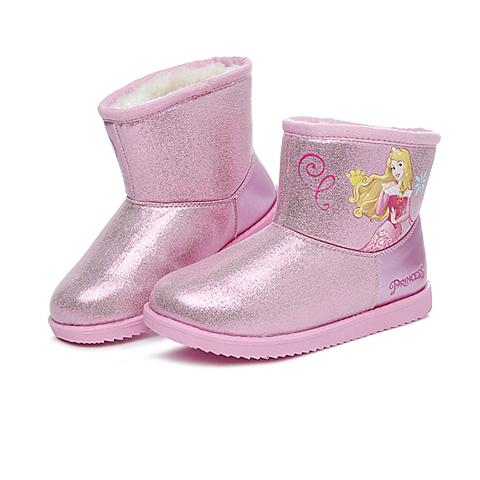 迪士尼（Disney）17年秋冬季新款时尚女童公主系列保暖舒适优雅女靴