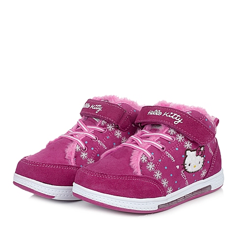 HELLO KITTY/凯蒂猫童鞋冬季女小童运动鞋板鞋灯鞋DI3215