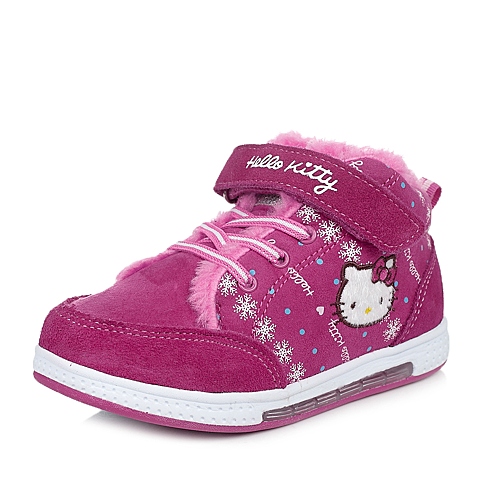 HELLO KITTY/凯蒂猫童鞋冬季女小童运动鞋板鞋灯鞋DI3215