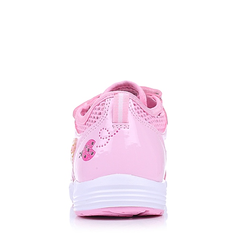 HELLO KITTY/凯蒂猫童鞋春季新款PU/织物粉色女小中童运动鞋DI3295