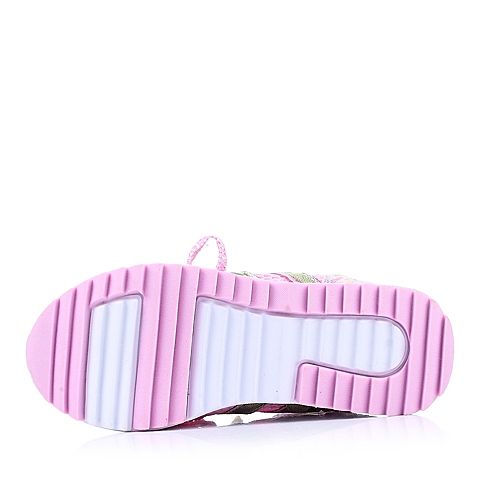 HELLO KITTY/凯蒂猫童鞋2015春季新款PU/织物粉色女中童跑步鞋DI3307