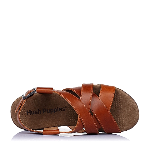 Hush Puppies/暇步士夏季专柜同款油蜡变色牛皮男凉鞋H1V11BL5