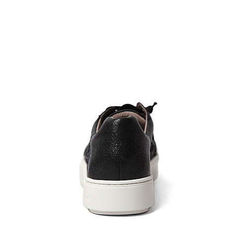 Hush Puppies/暇步士春季专柜同款黑色网布女休闲鞋 专柜1 HJR21AM6