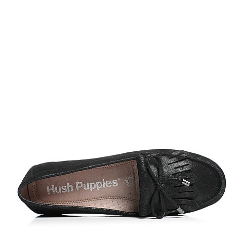 Hush Puppies/暇步士羊皮革平跟舒适套脚女休闲鞋HHX30CM6