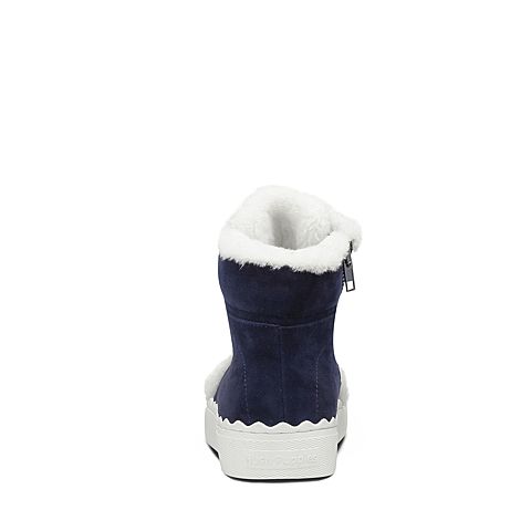Hush Puppies/暇步士冬季专柜同款羊皮时尚简约女休闲靴F1B02DD7