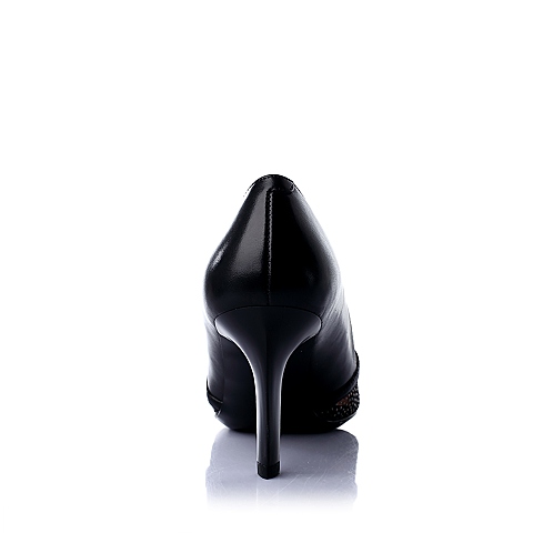 Joy&Peace/真美诗春专柜同款黑网布女皮鞋ZJ818AQ6