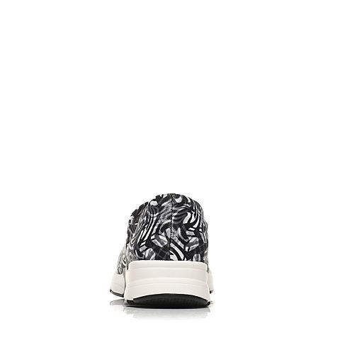 Joy&Peace/真美诗春季专柜同款黑白色网布女休闲单鞋ZT612AM7