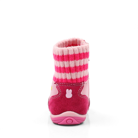 MIFFY/米菲冬季婴童桃红色毛皮靴MT85009