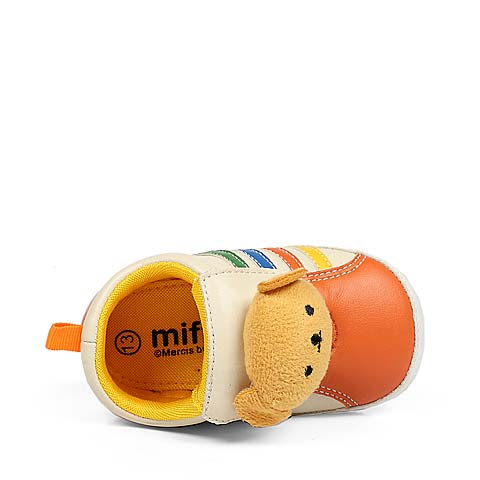 MIFFY/米菲秋季橙色合成革中性婴童运动鞋MB90690