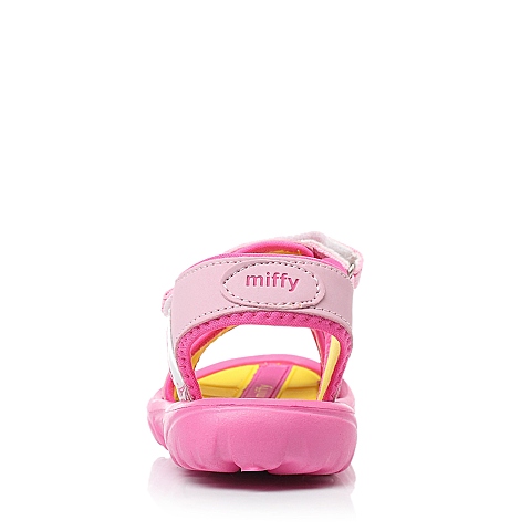 MIFFY/米菲夏季粉色PU女小童沙滩凉鞋M95039YG