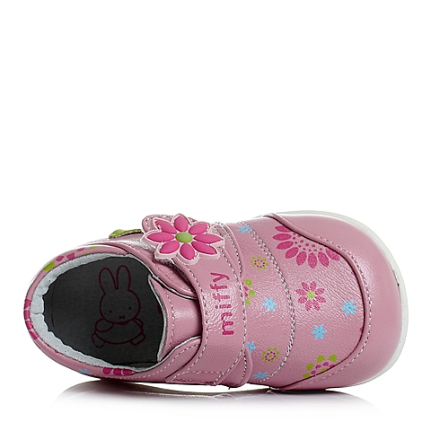 MIFFY/米菲春秋季羊皮粉色女婴幼童皮鞋宝宝鞋 DM0120