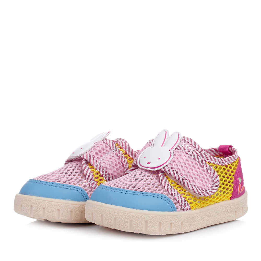 MIFFY/米菲童鞋2015春季新款PU/织物粉色女婴幼童休闲鞋DM0294
