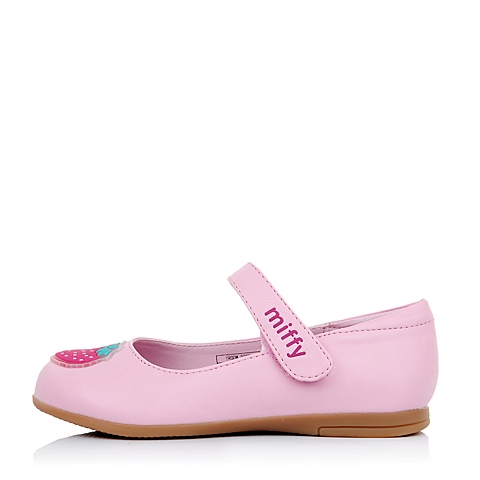 MIFFY/米菲童鞋2015春季新款PU粉色女小童皮鞋DM0285