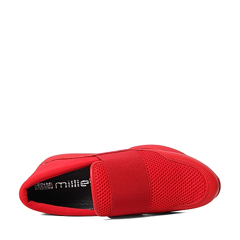 millie's/妙丽专柜同款网布牛皮时尚运动女休闲鞋LC430AM6