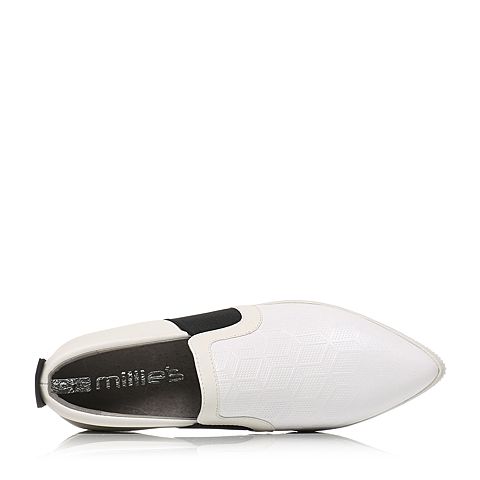 millie's/妙丽专柜同款牛皮厚底时尚女休闲鞋LCO33AM6