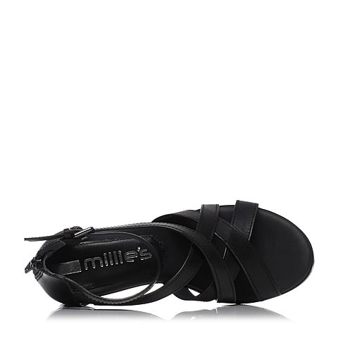 millie's/妙丽夏季专柜同款牛皮女凉鞋LN402BL7
