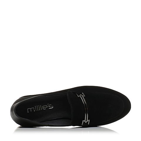 millie's/妙丽秋季专柜同款羊皮低跟女休闲单鞋LM225CM7