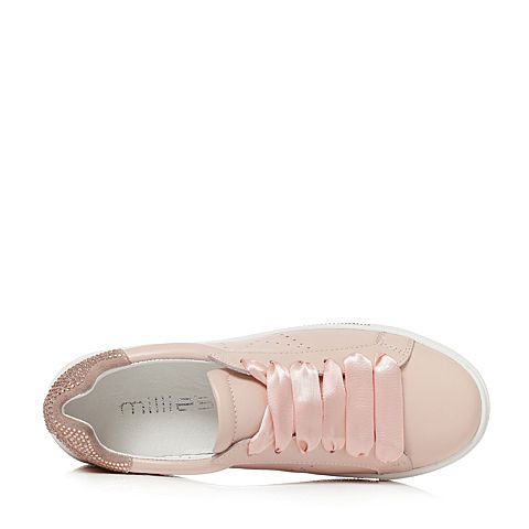 millie's/妙丽秋季专柜同款牛皮时尚学院风女休闲鞋Q3260CM7