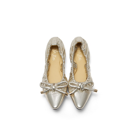 millie's妙丽24春新款设计感小众休闲浅口平底女单鞋A1013AQ4